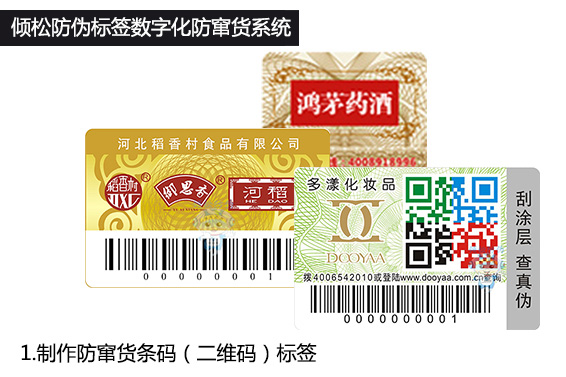 數字化防偽防竄貨系統